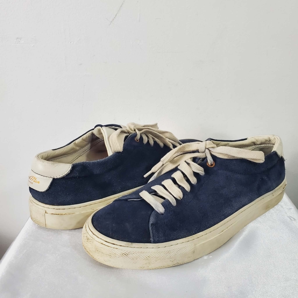 Good Man Brand Suede Sneakers Edge Suede Delave Lo Top Men's Size 8